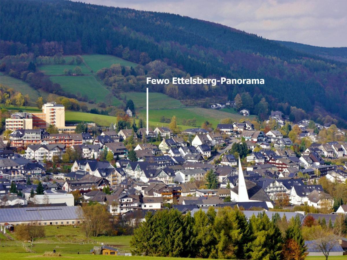 Komfort-Fewo Ettelsberg-Panorama Willingen  Buitenkant foto